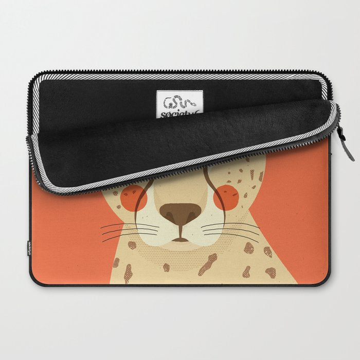 Cheetah, Animal Portrait Laptop Sleeve Gallery Image 2