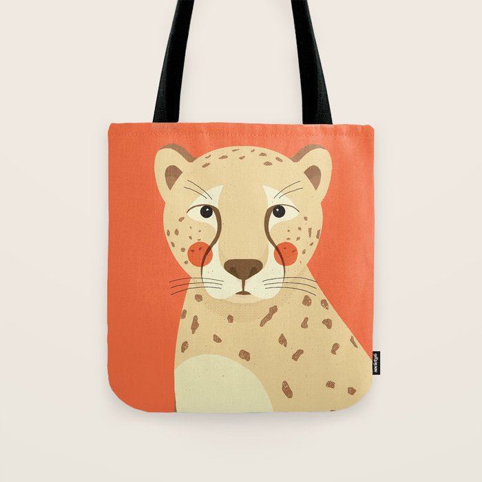 Cheetah, Animal Portrait Tote Bag Gallery Image 1