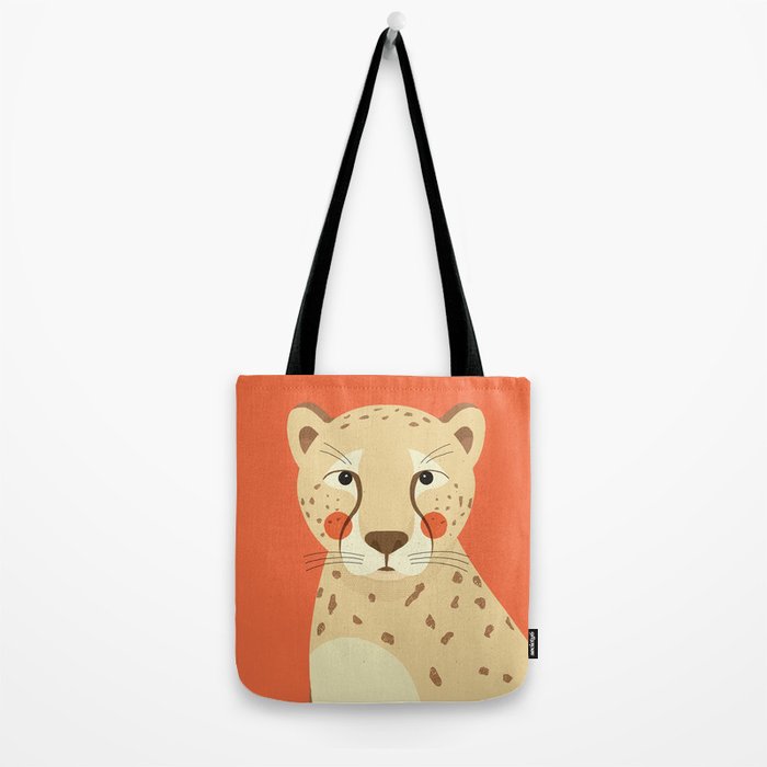 Cheetah, Animal Portrait Tote Bag Gallery Image 2