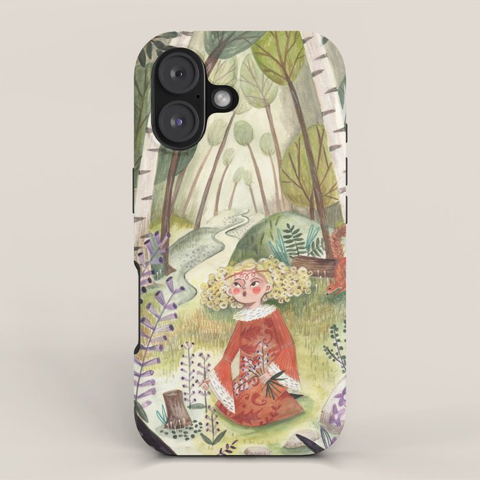 Kids Fairytale Folktale The forest of Lilacs  iPhone Case Gallery Image 1