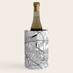 Houston White Map Wine Chiller Gallery Image 3
