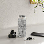 Houston White Map Water Bottle Gallery Image 4