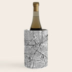 Houston White Map Wine Chiller Gallery Image 1