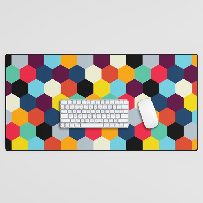 Eclectic Tiles | Mid Century Pattern Desk Mat Gallery Image 1