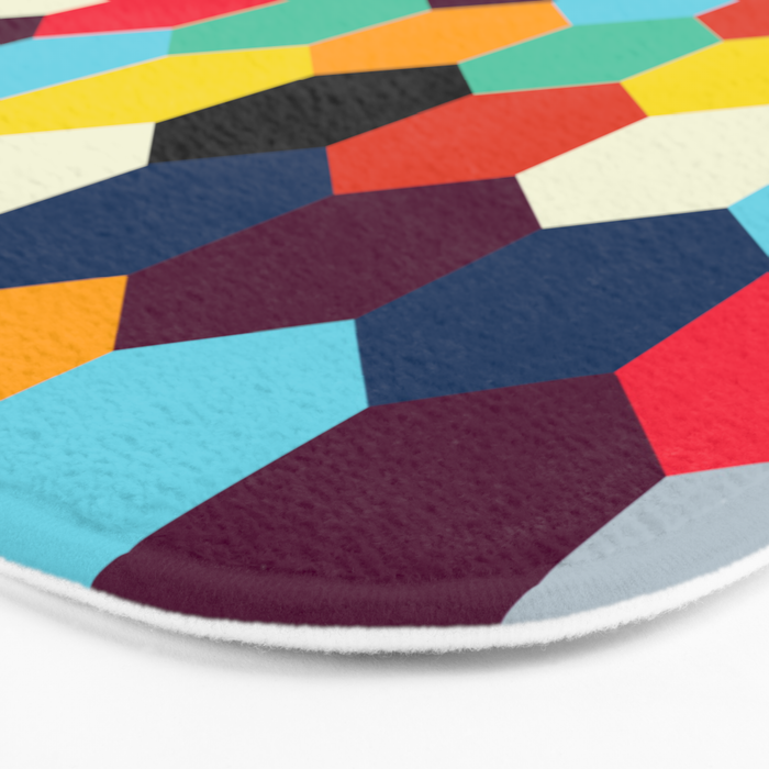 Eclectic Tiles | Mid Century Pattern Bath Mat Gallery Image 3