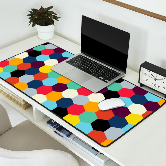 Eclectic Tiles | Mid Century Pattern Desk Mat Gallery Image 2