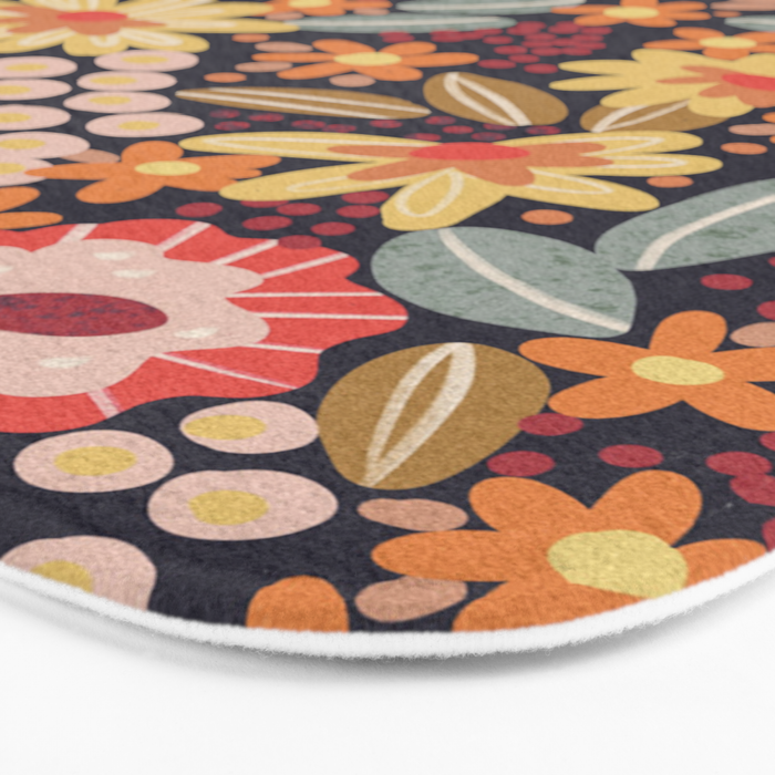 Alicia Pattern Bath Mat Gallery Image 3
