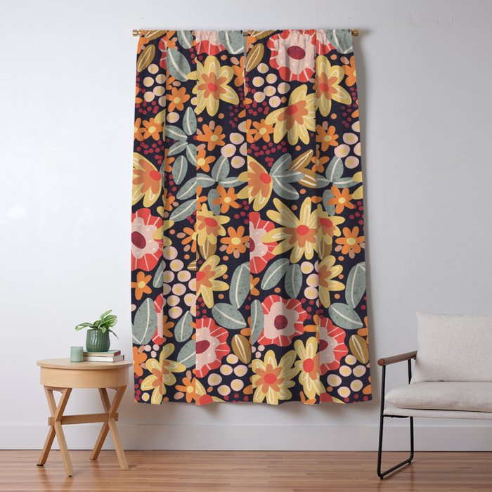 Alicia Pattern Window Curtain Gallery Image 1