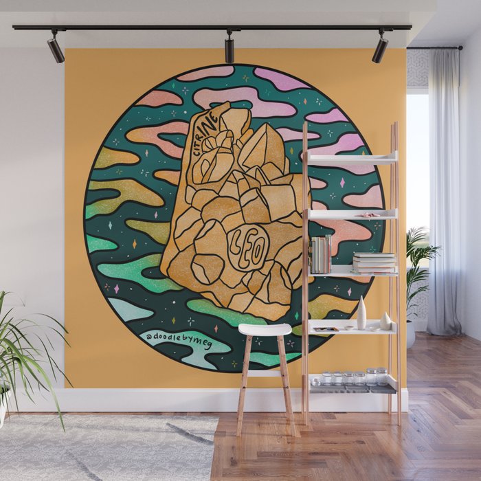 Leo Crystal Wall Mural Gallery Image 1