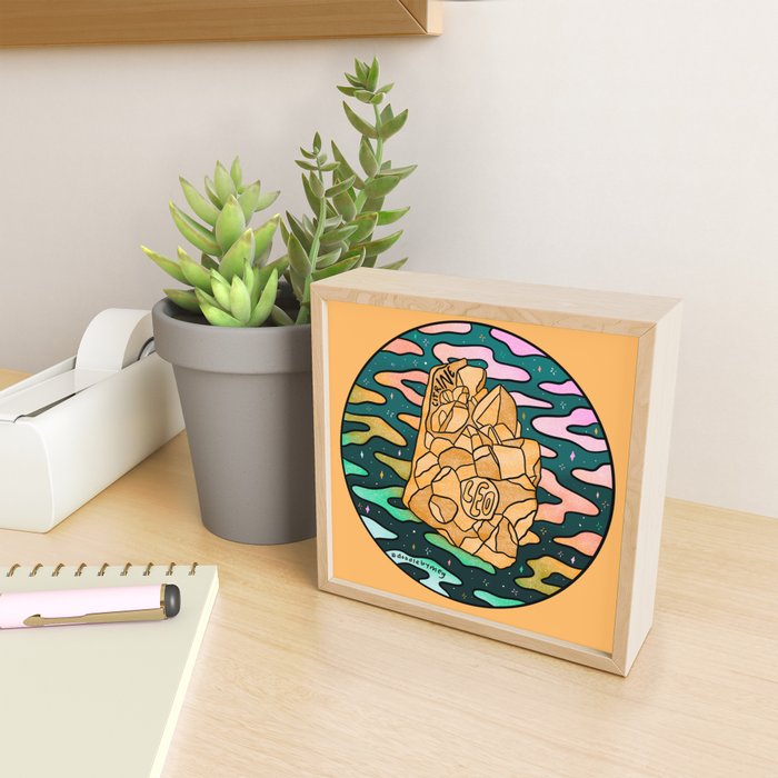 Leo Crystal Mini Art Print Gallery Image 2