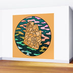 Leo Crystal Wall Mural Gallery Image 2