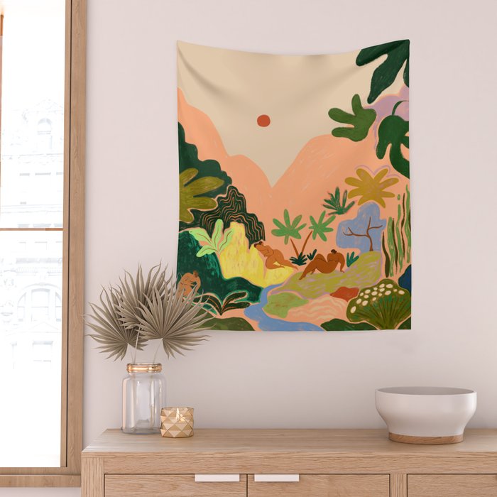 Lost in Paradise Wall Tapestry Gallery Image 2