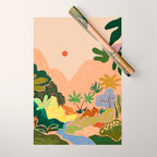 Lost in Paradise Wrapping Paper Gallery Image 1