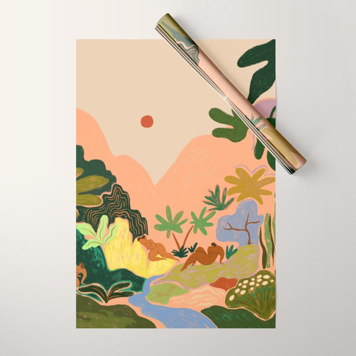 Lost in Paradise Wrapping Paper Gallery Image 1