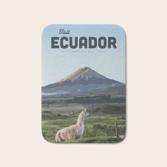 Visit Ecuador  Bath Mat Gallery Image 1