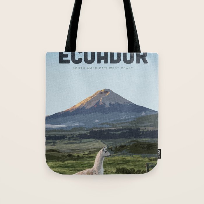 Visit Ecuador  Tote Bag Gallery Image 1