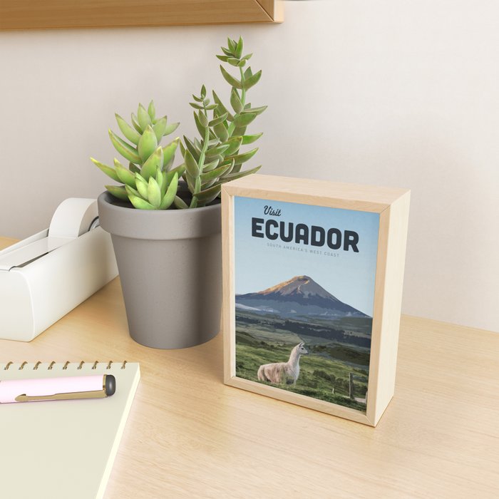 Visit Ecuador  Mini Art Print Gallery Image 2