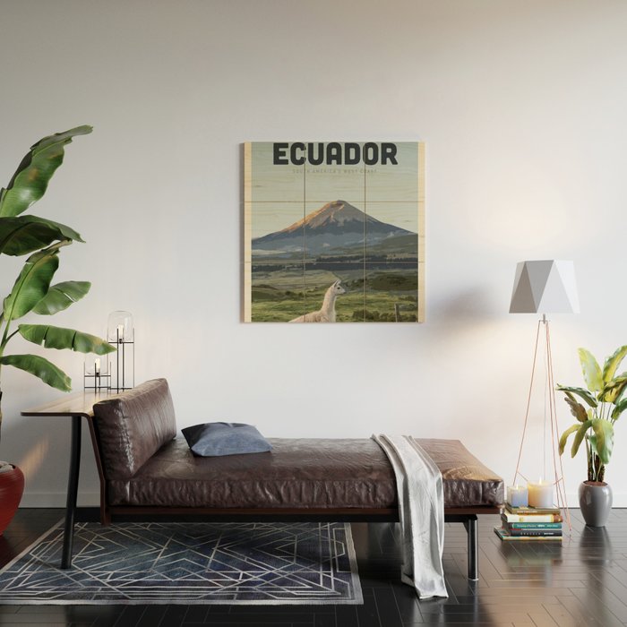 Visit Ecuador  Wood Wall Art Gallery Image 2