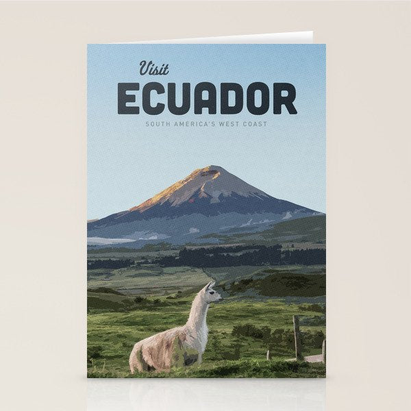 Visit Ecuador  Stationery Card Gallery Image 2