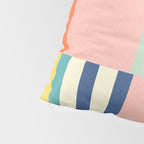 Bright Pastels Geometric Colorful Abstract Artwork Pillow Sham Gallery Image 4