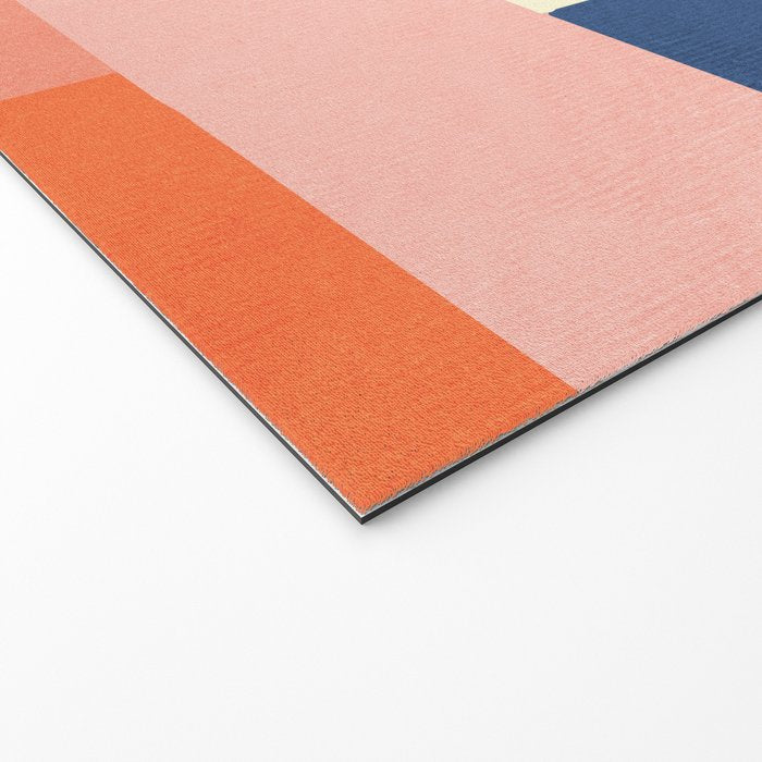 Bright Pastels Geometric Colorful Abstract Artwork Welcome Mat Gallery Image 2