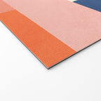 Bright Pastels Geometric Colorful Abstract Artwork Welcome Mat Gallery Image 2