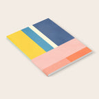 Bright Pastels Geometric Colorful Abstract Artwork Notebook Gallery Image 2