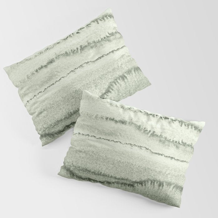 WITHIN THE TIDES - SAGE GREEN by MS  Pillow Sham Gallery Image 1