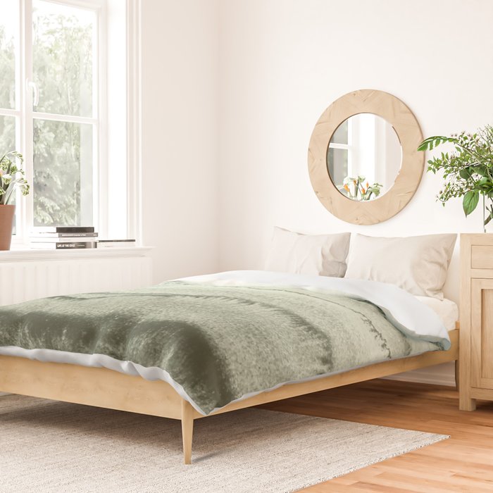 WITHIN THE TIDES - SAGE GREEN by MS  Duvet Cover Gallery Image 2