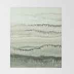 WITHIN THE TIDES - SAGE GREEN by MS  Throw Blanket Gallery Image 2