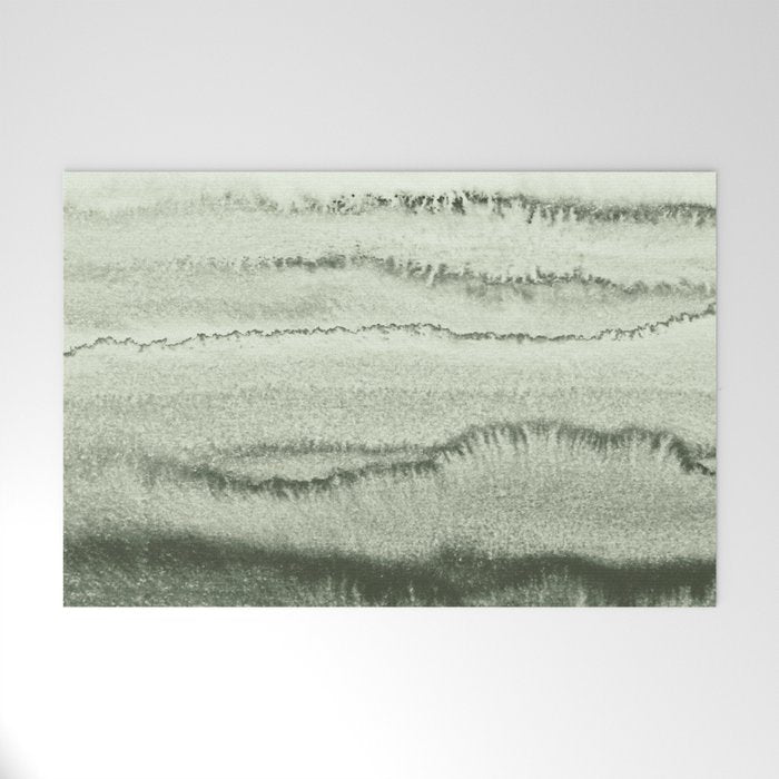 WITHIN THE TIDES - SAGE GREEN by MS  Welcome Mat Gallery Image 1
