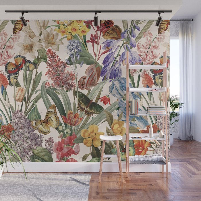 Isolated Blooms III Wall Mural Gallery Image 1