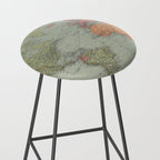 Vintage Map of The World (1889) Stool Gallery Image 2