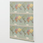Vintage Map of The World (1889) Wallpaper Gallery Image 2