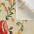 Crewel Still Life Antique Elizabethan Vector Painting Wall Tapestry Gallery Image 3