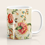 Crewel Still Life Antique Elizabethan Vector Painting Coffee Mug Gallery Image 1