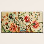 Crewel Still Life Antique Elizabethan Vector Painting Desk Mat Gallery Image 3