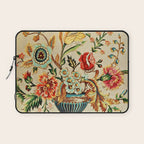 Crewel Still Life Antique Elizabethan Vector Painting Laptop Sleeve Gallery Image 1