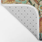 Crewel Still Life Antique Elizabethan Vector Painting Bath Mat Gallery Image 2