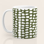 Dots (Olive) Coffee Mug Gallery Image 3