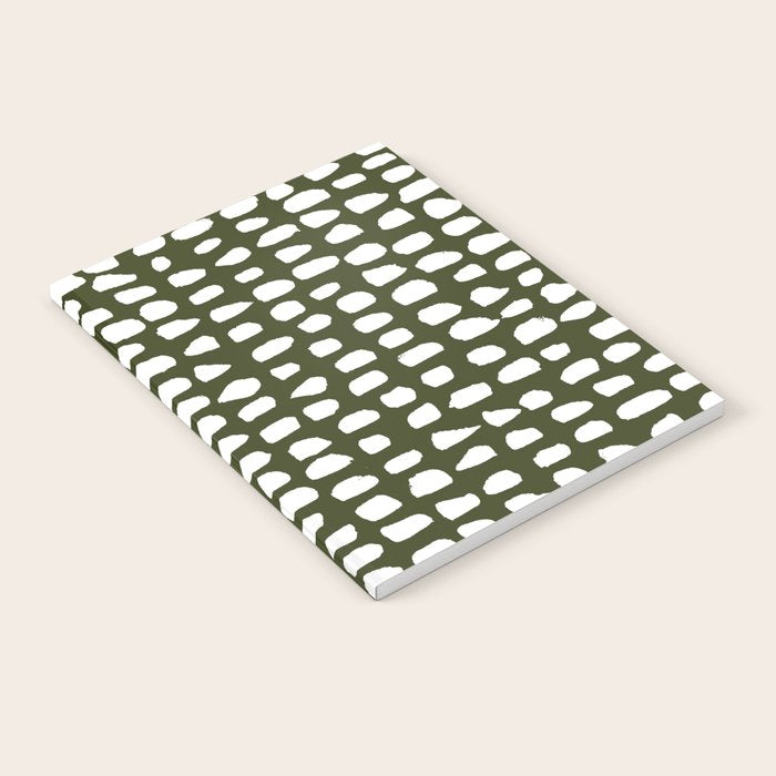 Dots (Olive) Notebook Gallery Image 1