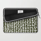 Dots (Olive) Laptop Sleeve Gallery Image 2