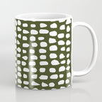 Dots (Olive) Coffee Mug Gallery Image 1