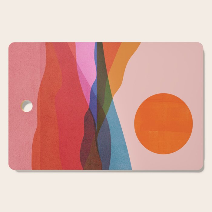 Abstraction_OCEAN_Beach_Minimalism_001 Cutting Board Gallery Image 1