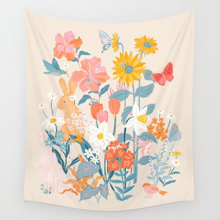 Flora & Fauna Wall Tapestry Gallery Image 4