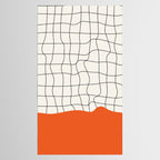 Flamingo Drip | Warp Grid: Off-White Day Edition Tablecloth Gallery Image 2