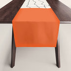 Flamingo Drip | Warp Grid: Off-White Day Edition Table Runner Gallery Image 1