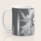 Goldilocks and the three makeup artists female fashion & glamour beautiful blond curls black and white photography - photograph - photographs Coffee Mug Gallery Image 3