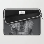 Goldilocks and the three makeup artists female fashion & glamour beautiful blond curls black and white photography - photograph - photographs Laptop Sleeve Gallery Image 2