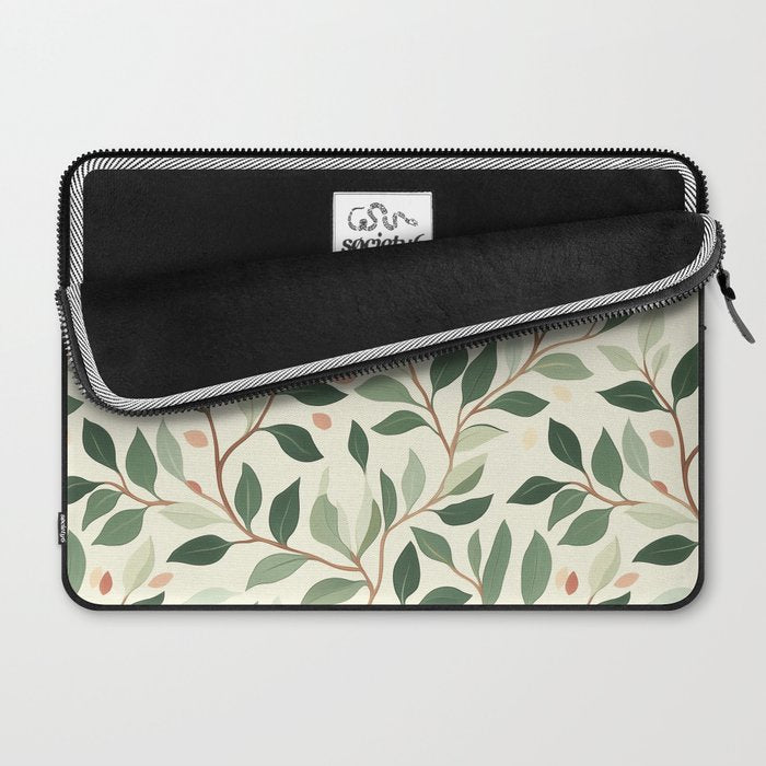 Romantic Botanica Autumn Bloom Laptop Sleeve Gallery Image 2